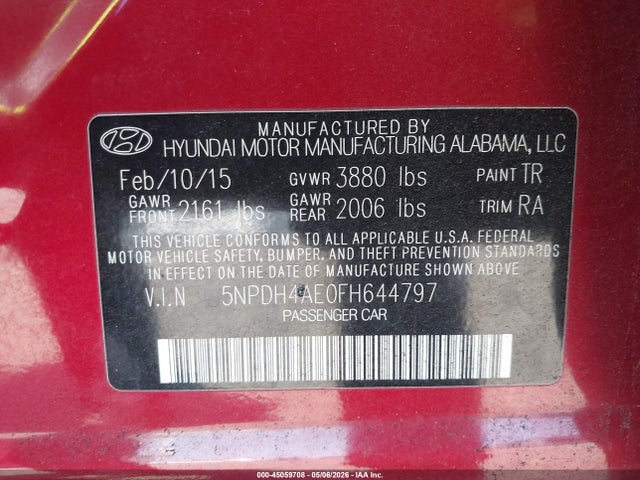 Hyundai ELANTRA Se