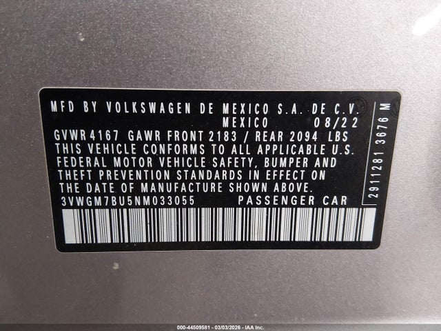 Volkswagen Jetta 1.5t Sel