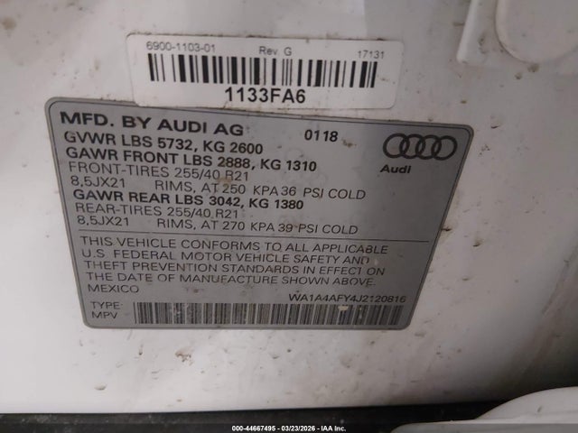 Audi Sq 3.0t Premium Plus