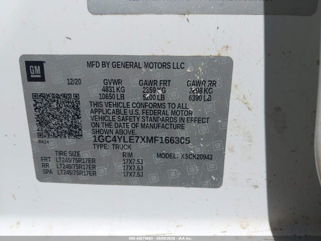 Chevrolet Silverado 2500 4wd  Long Bed Wt