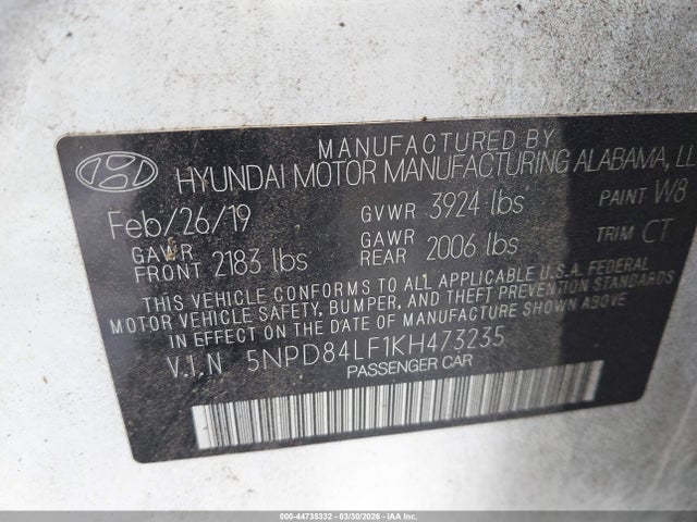 Hyundai ELANTRA Sel