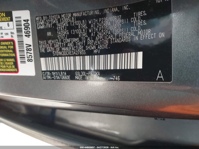 Toyota Sienna Xle V6 8 Passenger