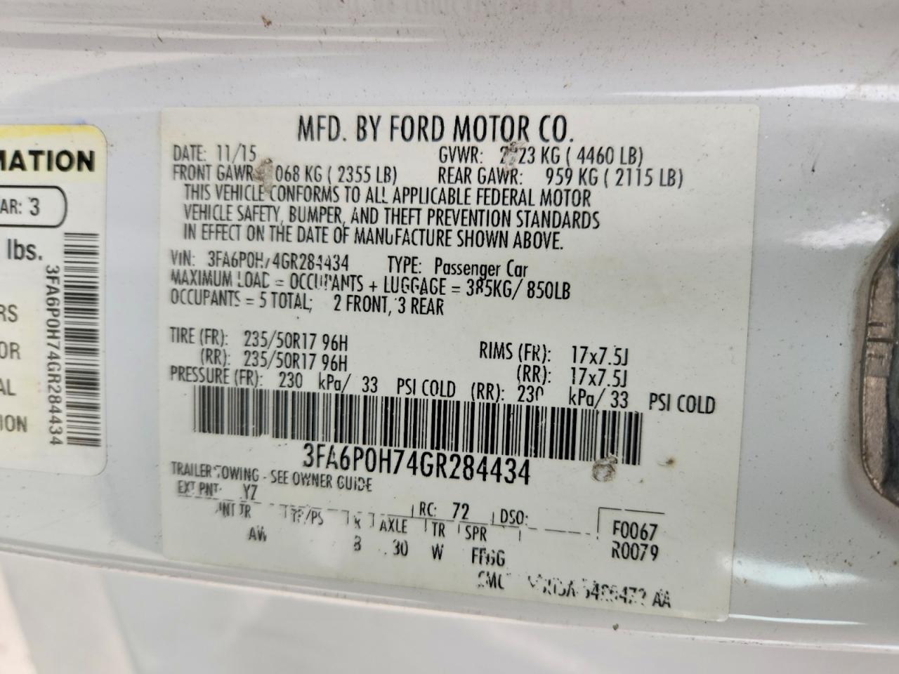 Ford Fusion Se