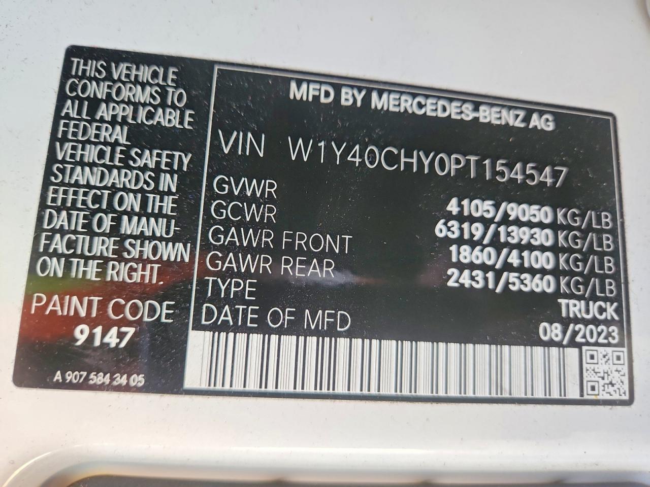 Mercedes-Benz Sprinter 2500