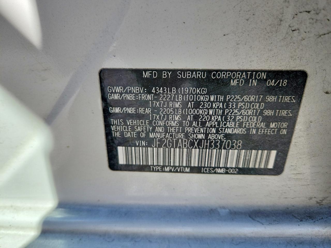 Subaru Crosstrek Premium