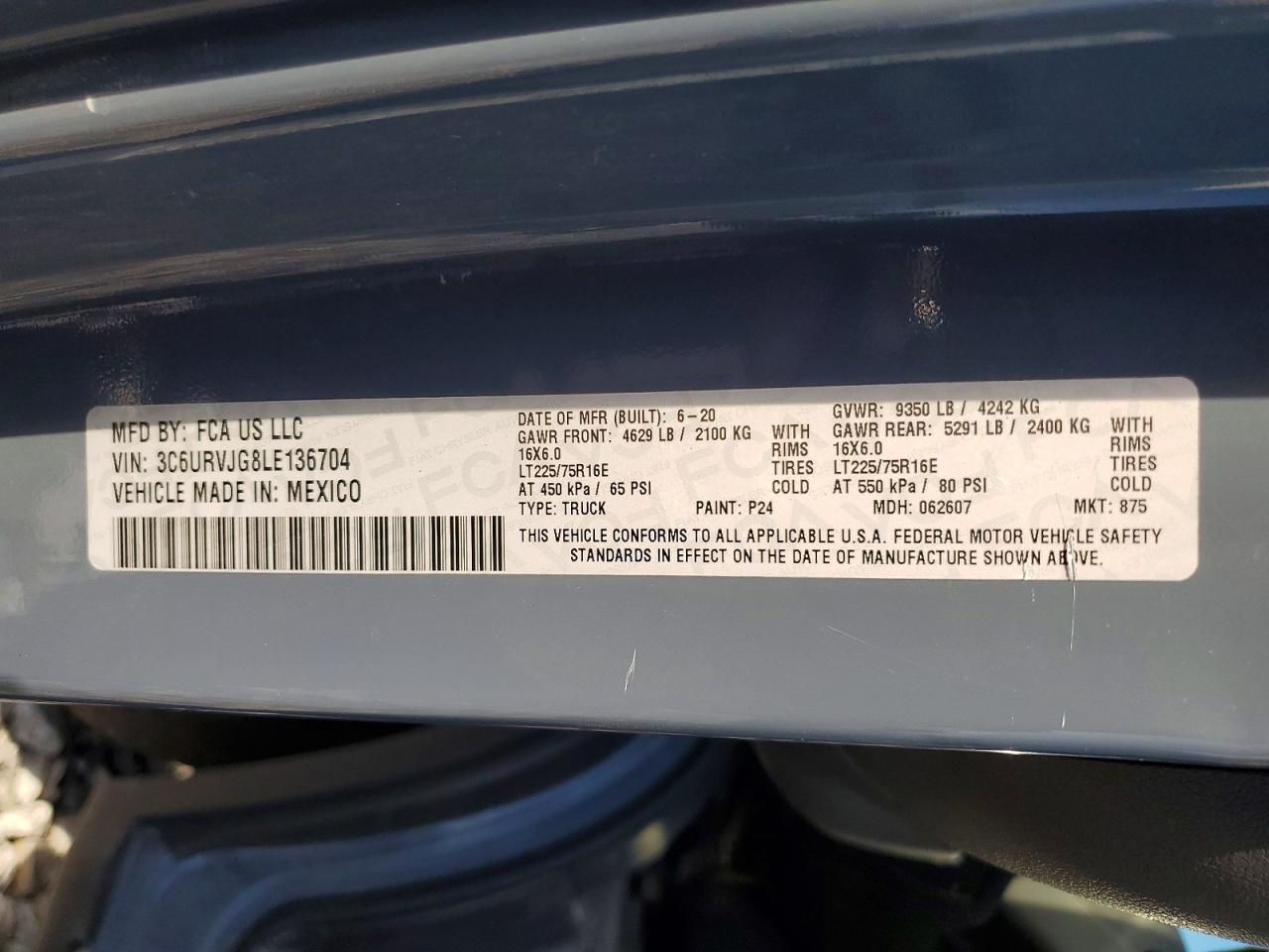 Ram Promaster 1500 High