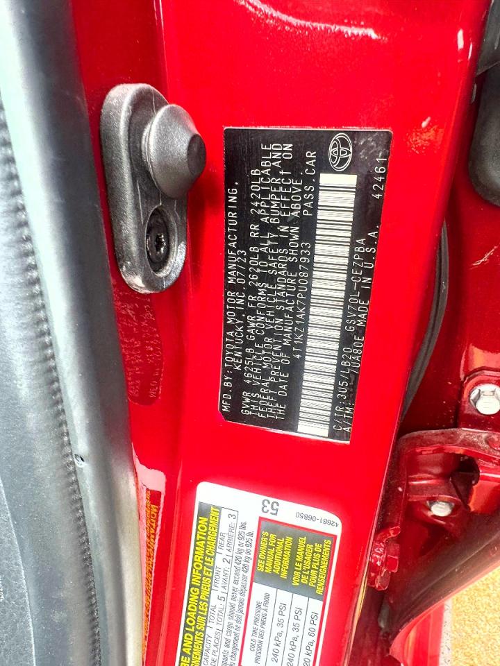 Toyota Camry Xse V6