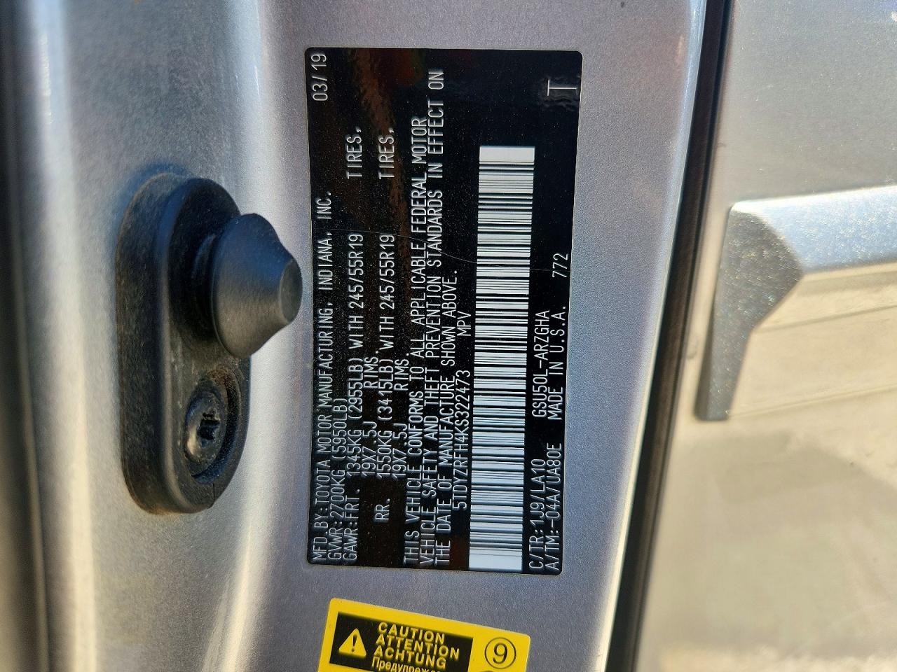 Toyota Highlander Limited Platinum