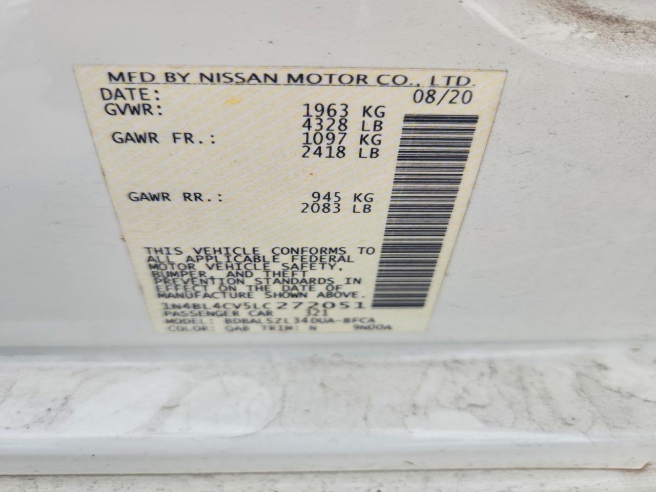 Nissan Altima 2.5 Sr