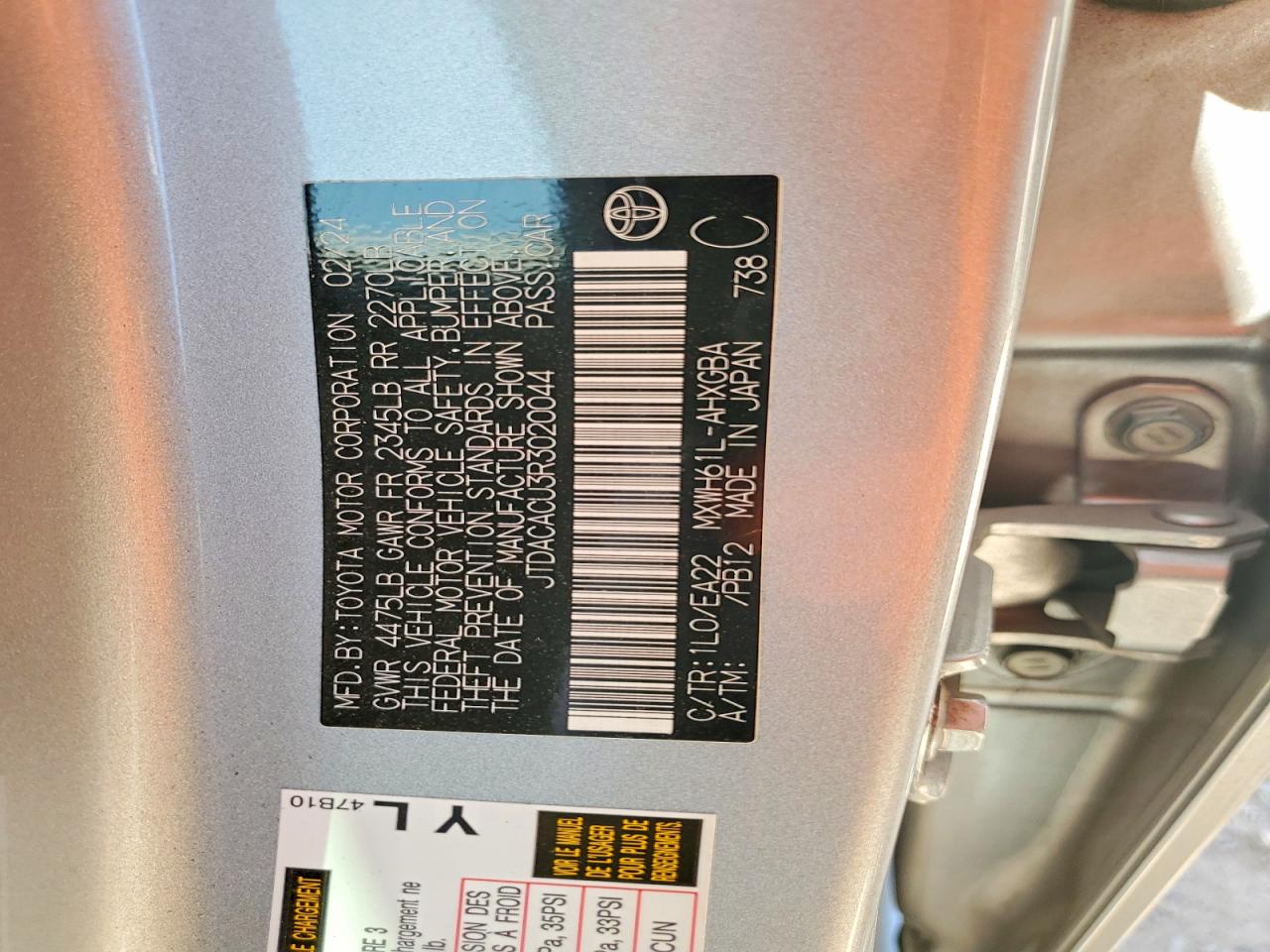 Toyota Prius Xse