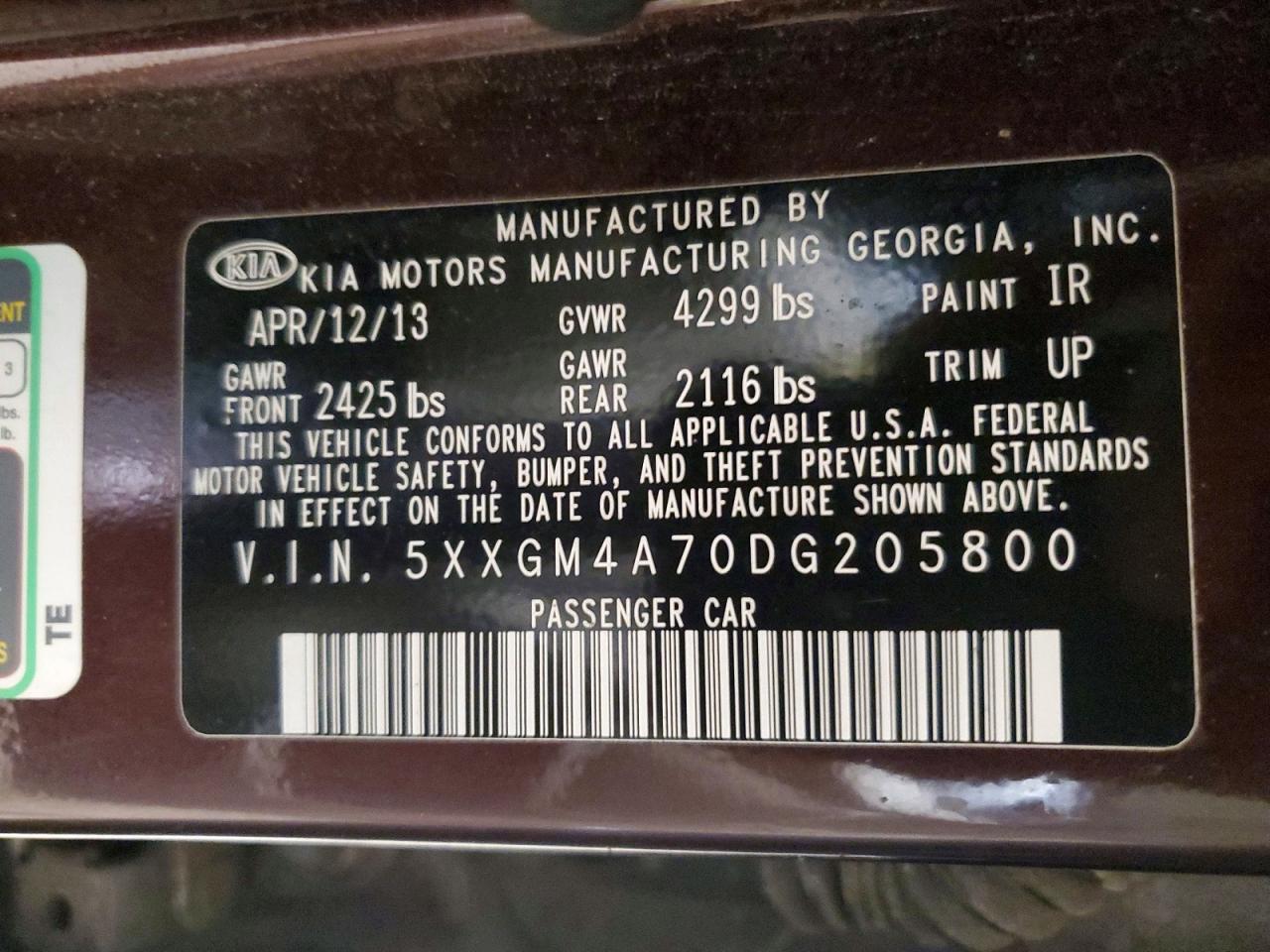 Kia Optima Lx