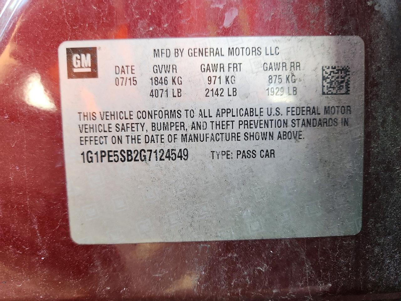Chevrolet Cruze Lt