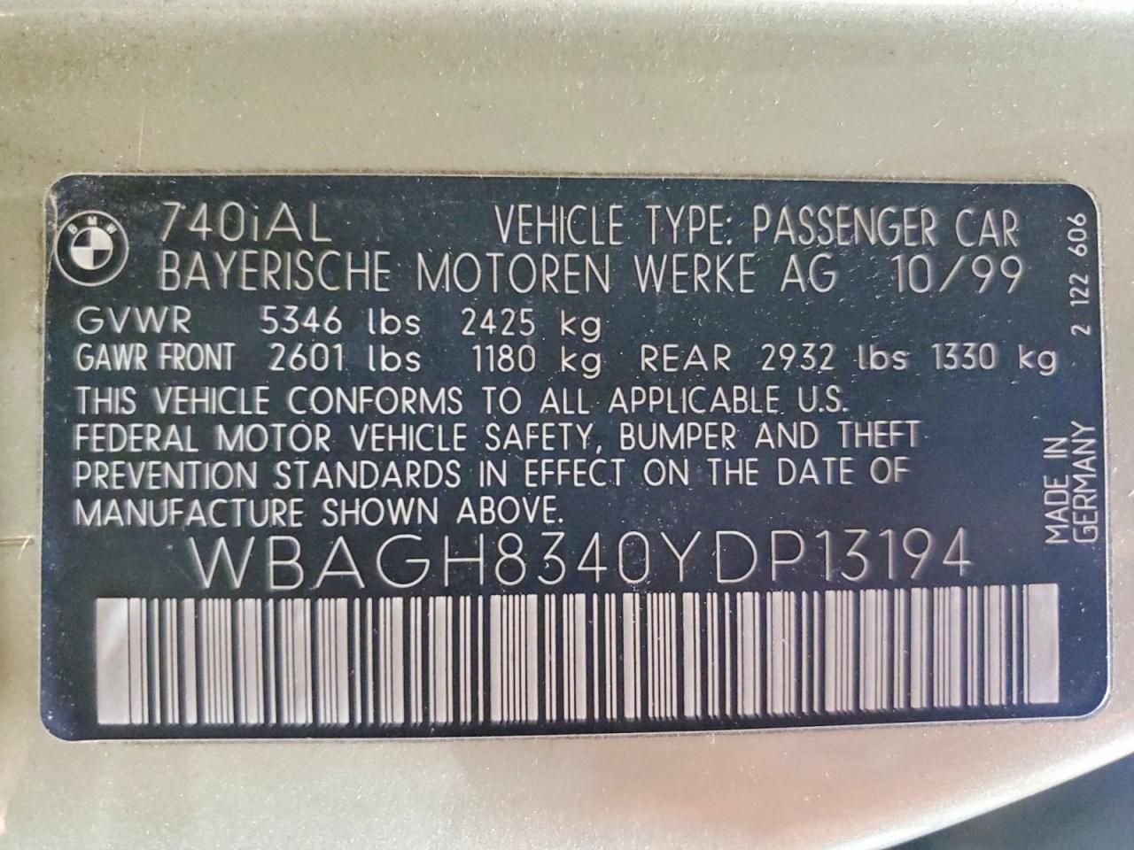 BMW 7 Series Il