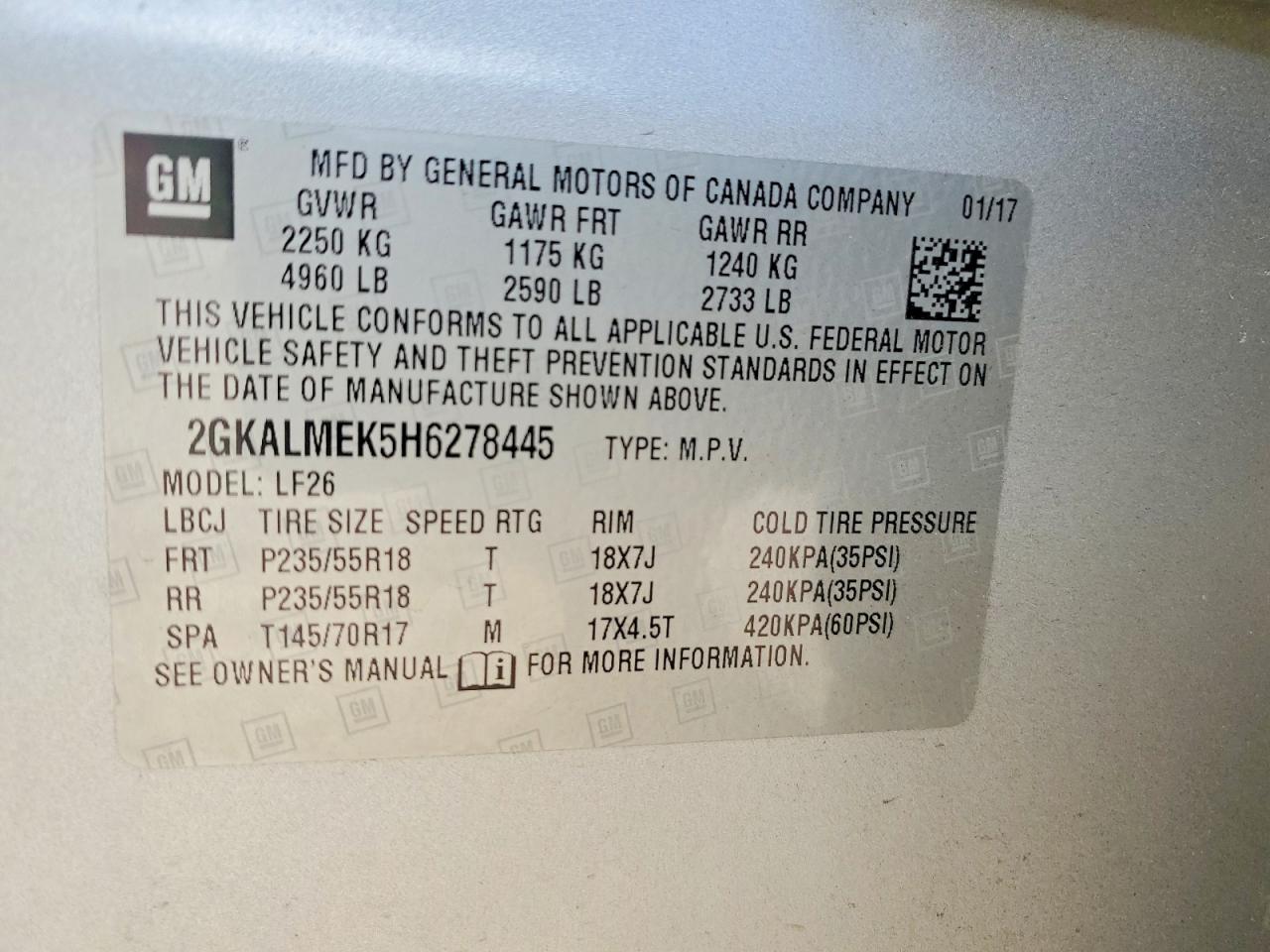 GMC Terrain Sle