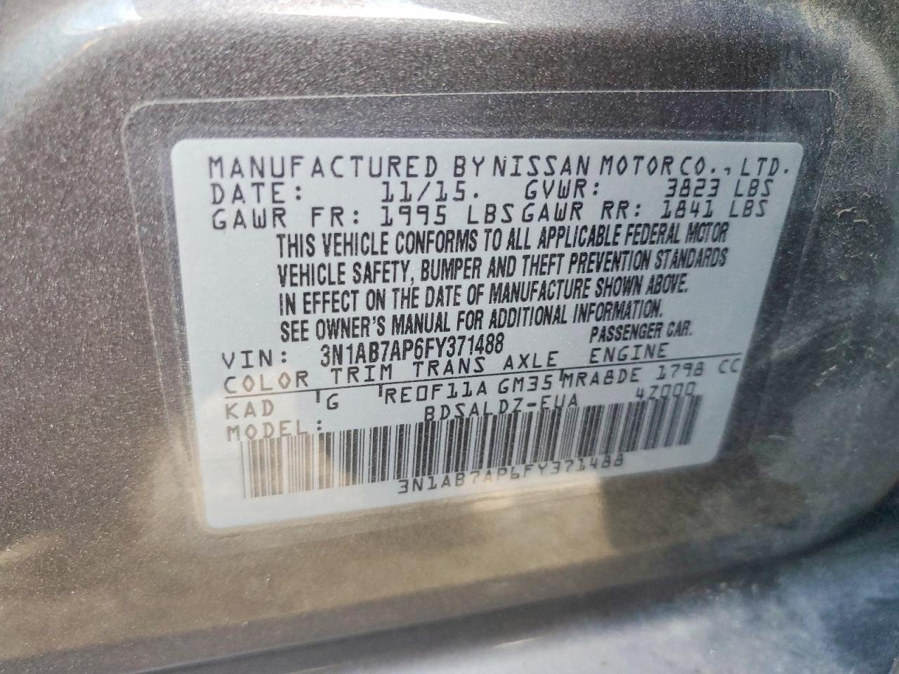 Nissan Sentra Sv