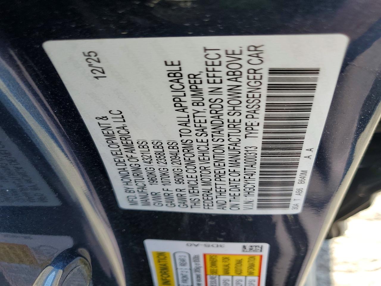 Honda Accord Se