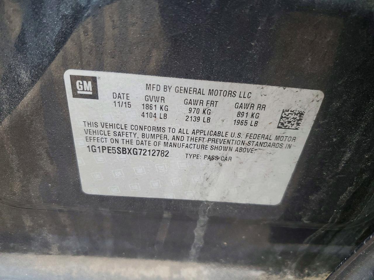 Chevrolet Cruze Lt