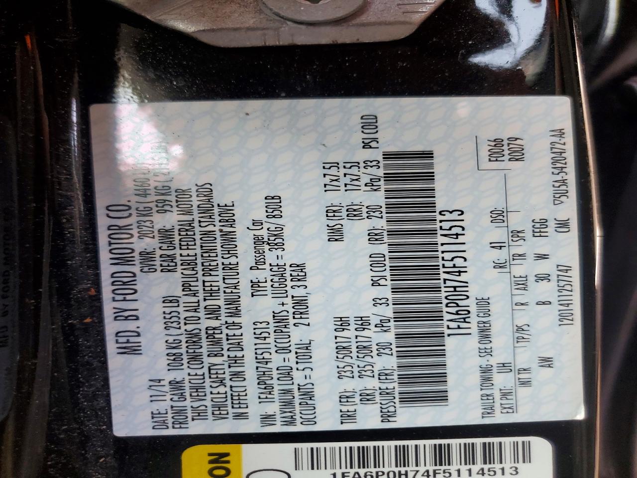 Ford Fusion Se