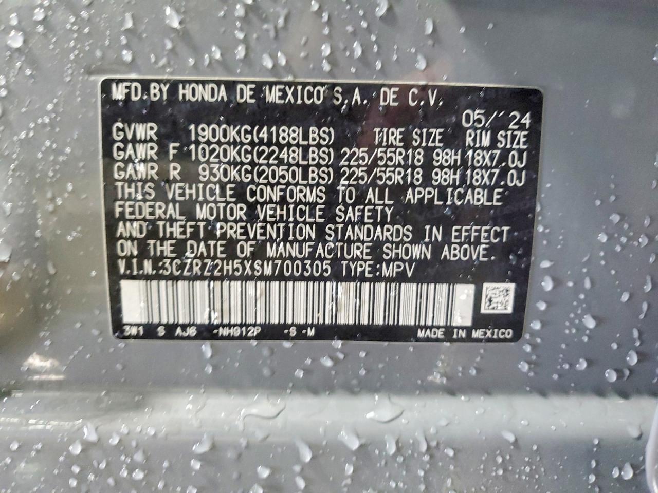 Honda HR-V Sport