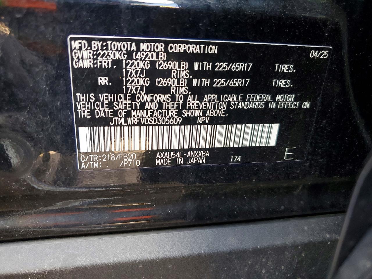 Toyota RAV4 Le