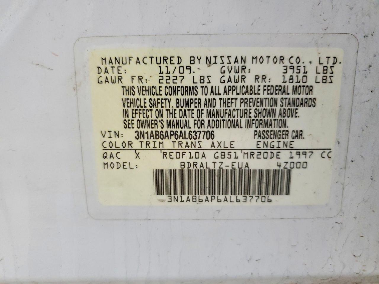 Nissan Sentra 2.0