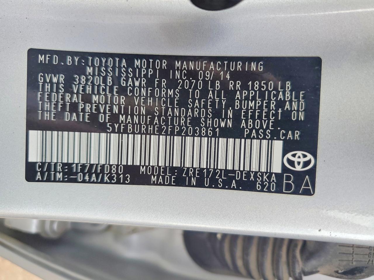 Toyota Corolla S
