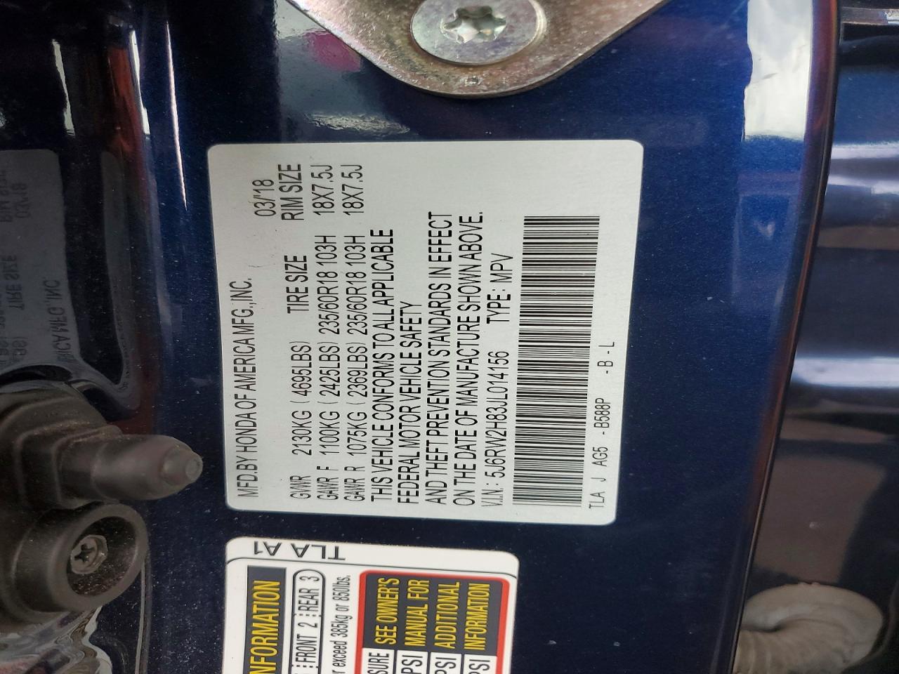 Honda Crv Exl