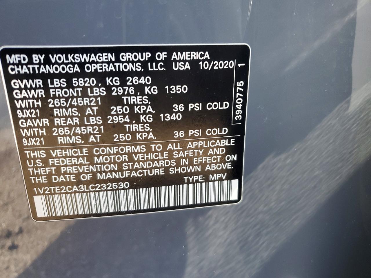 Volkswagen Atlas Sel Premium R-line