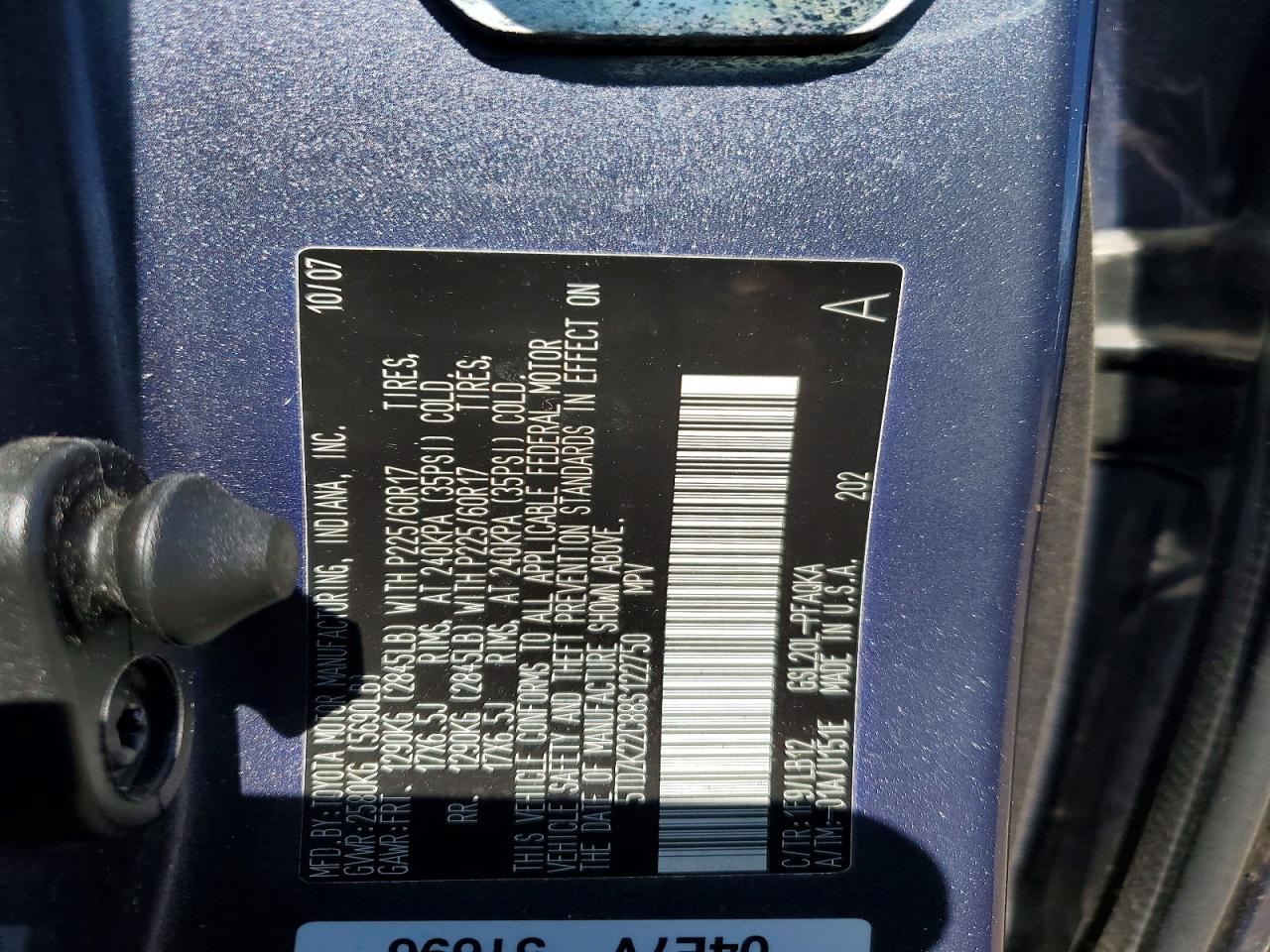 Toyota Sienna Xle