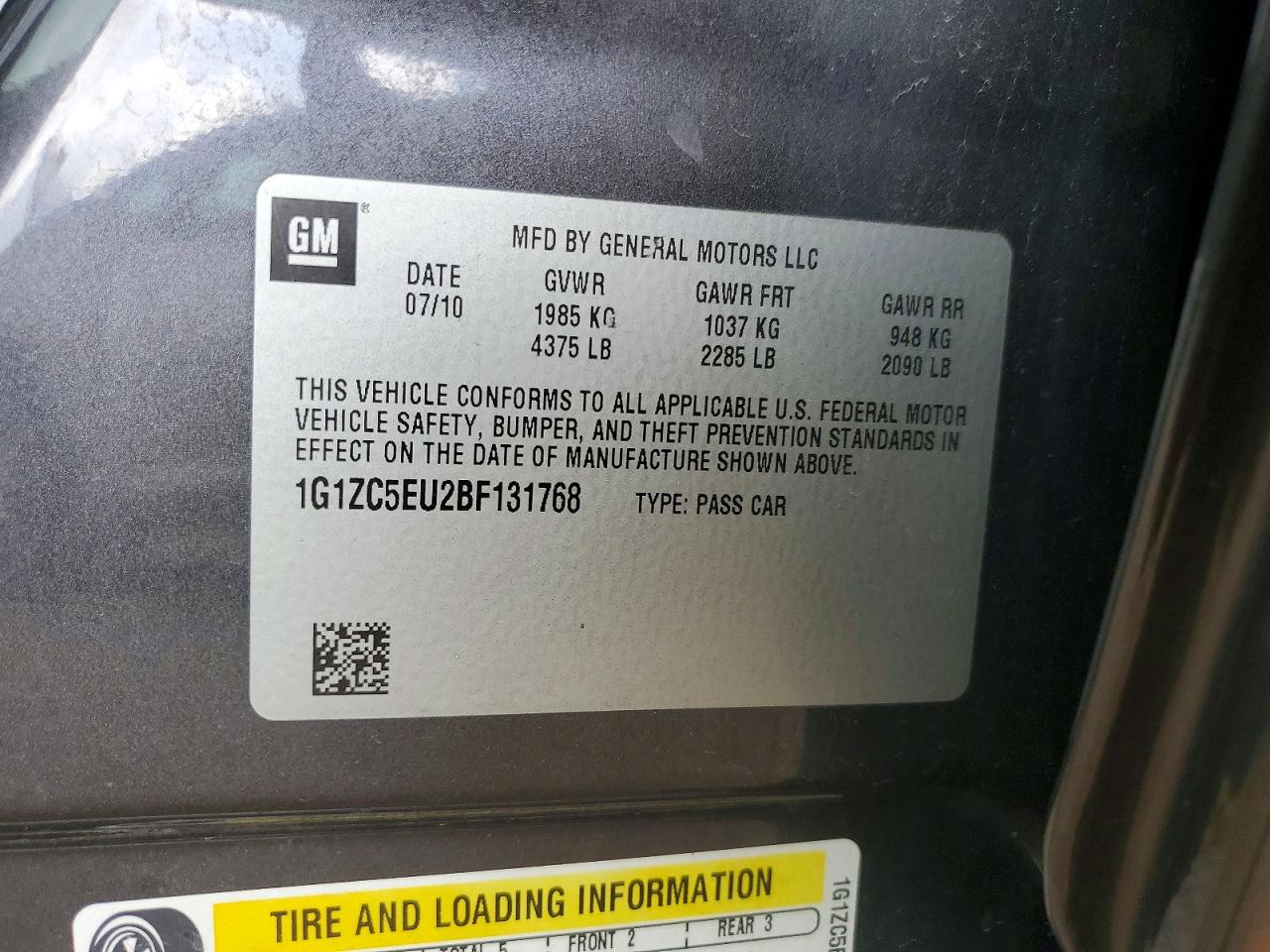 Chevrolet Malibu 1lt