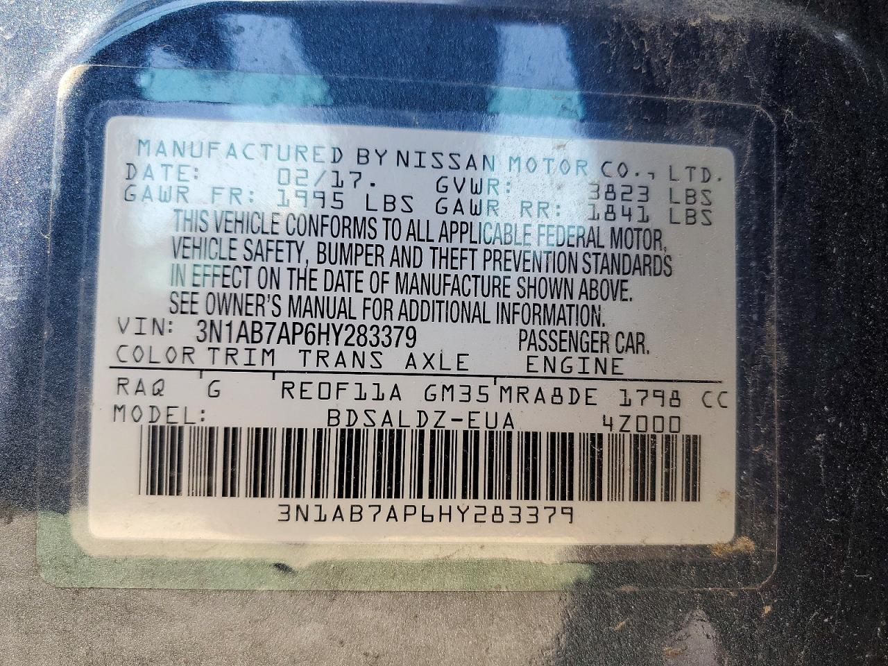 Nissan Sentra Sv