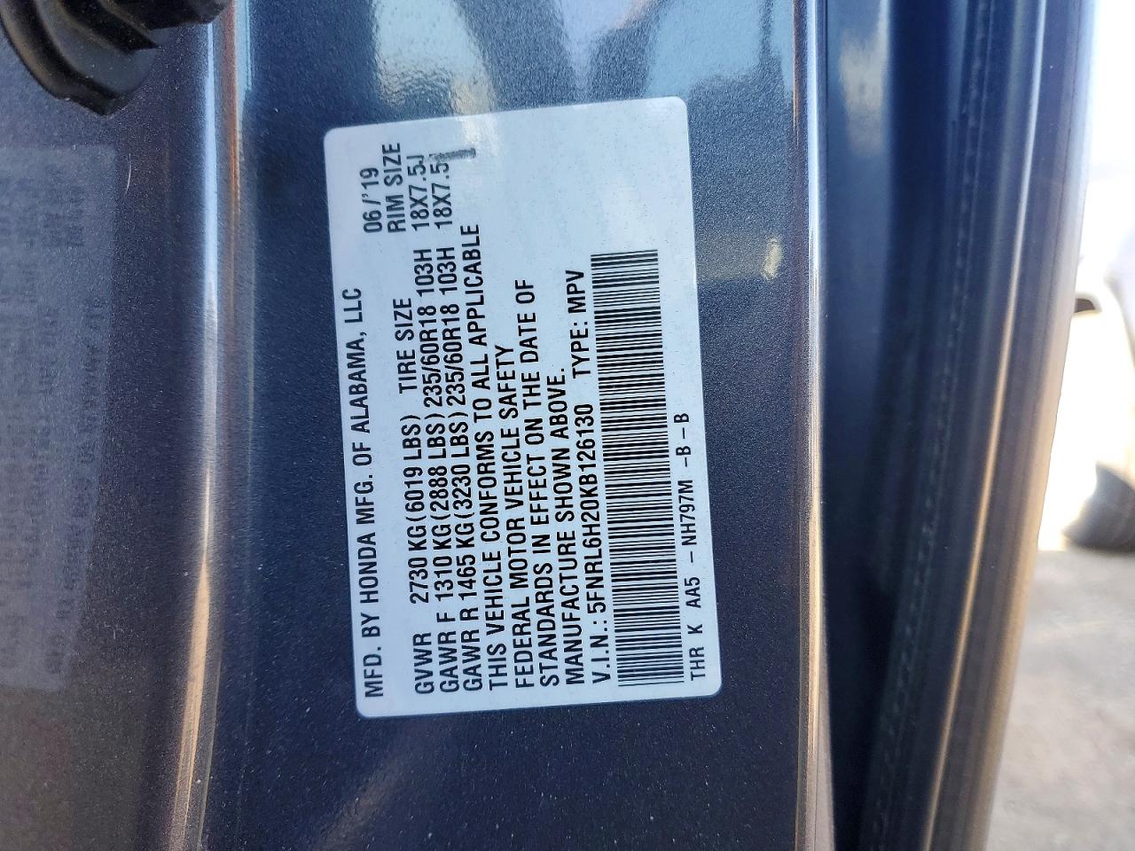 Honda Odyssey Lx