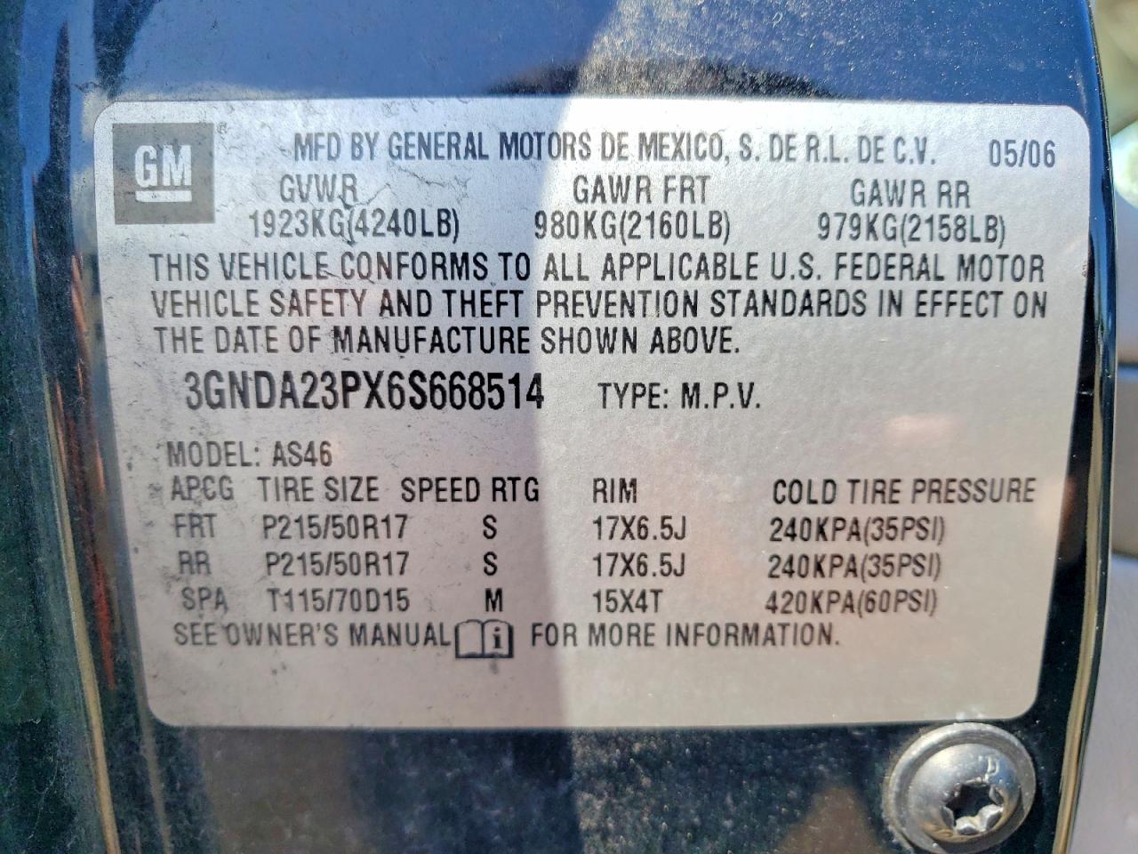 Chevrolet HHR Lt