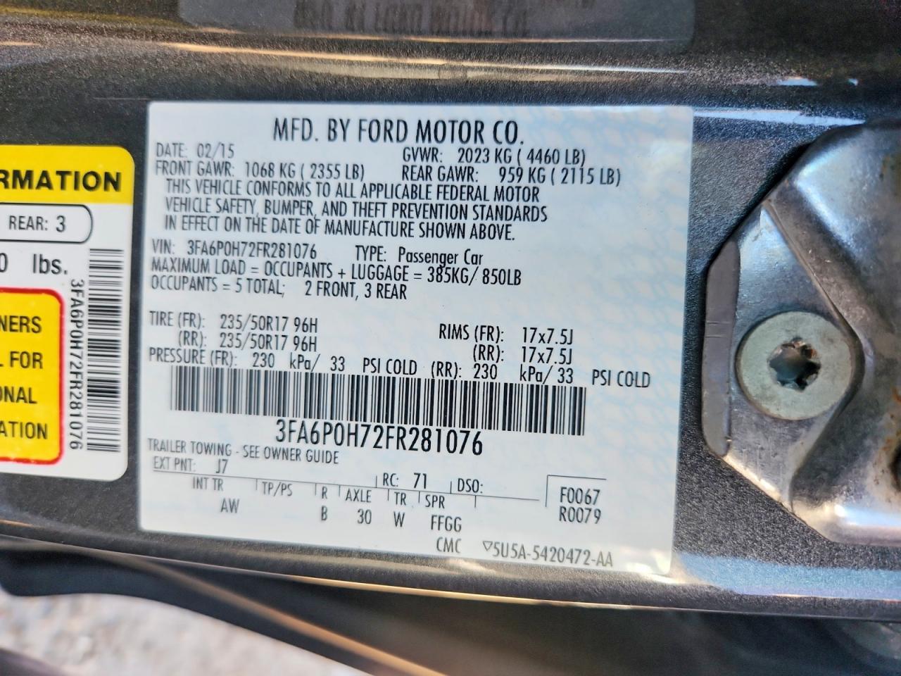 Ford Fusion Se