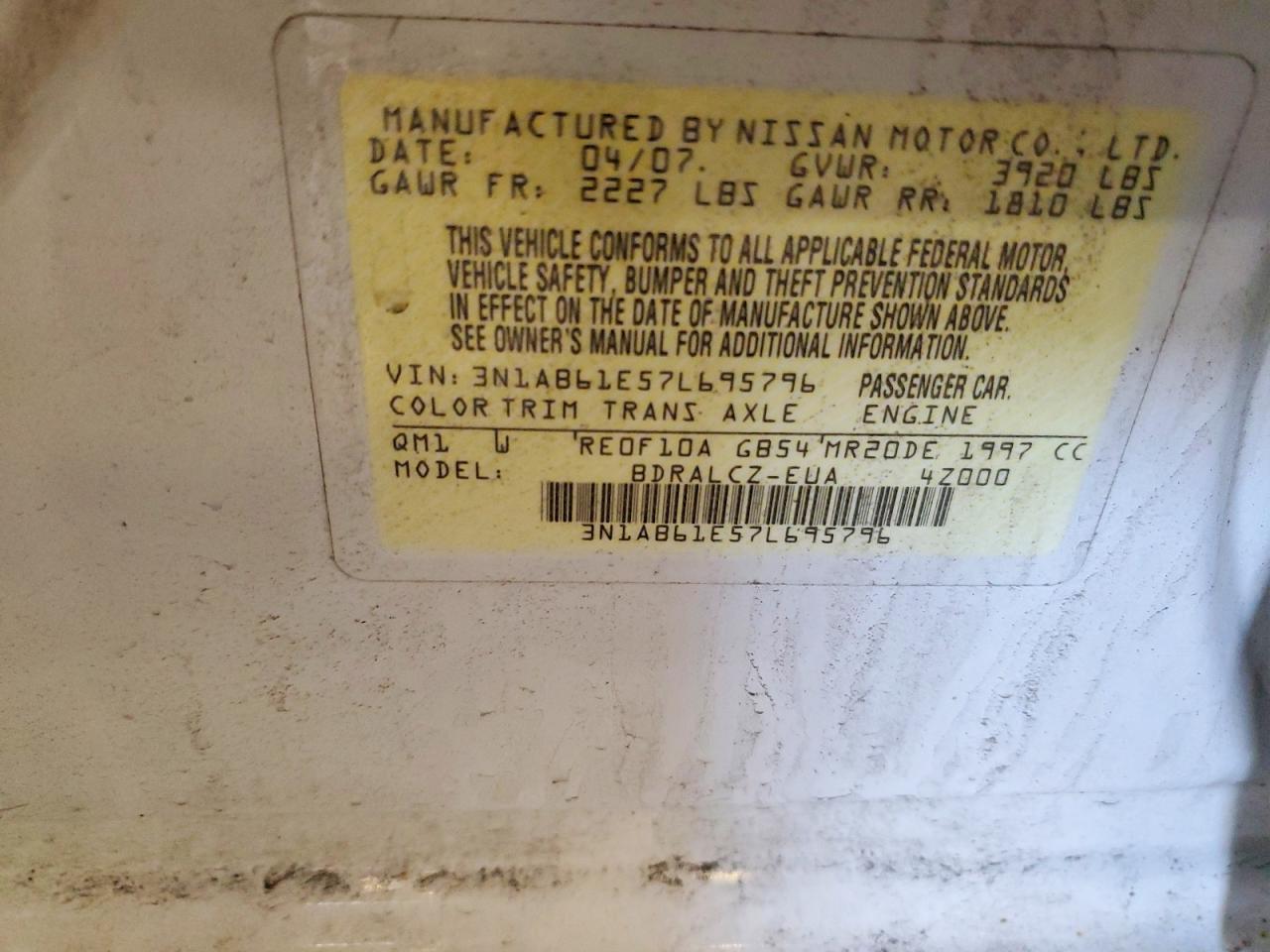 Nissan Sentra 2.0