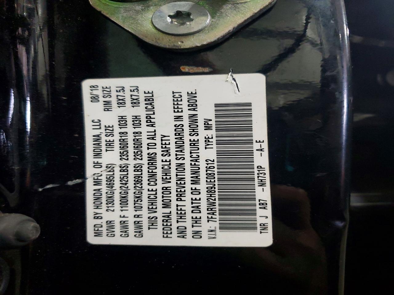 Honda Crv Exl