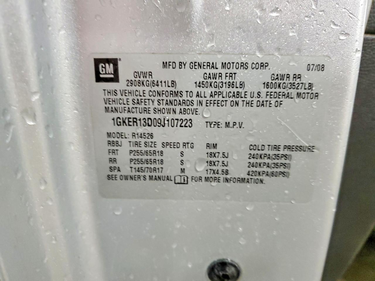 GMC Acadia Sle