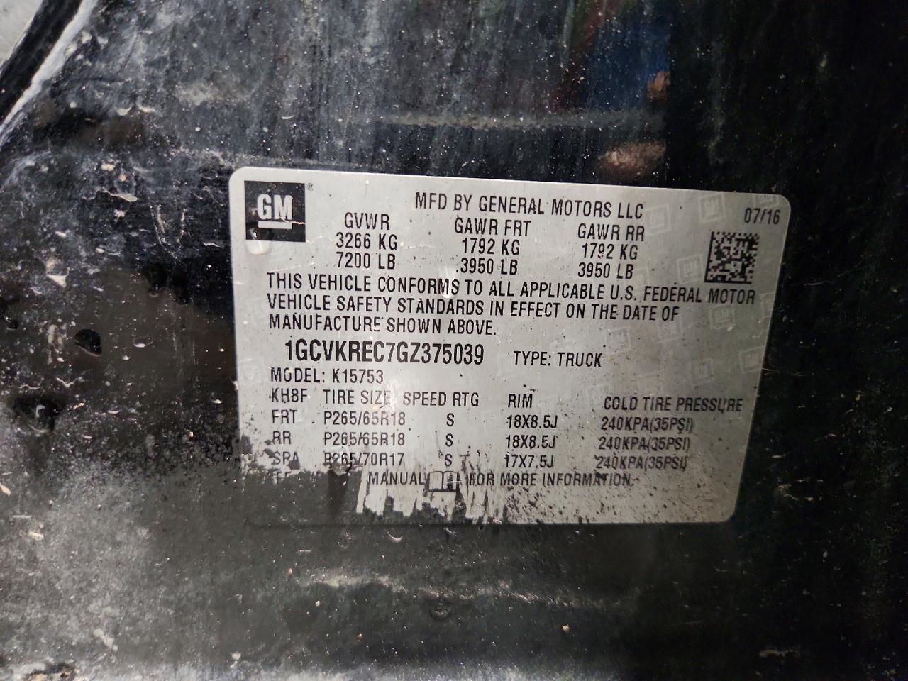 Chevrolet Silverado K1500 Lt