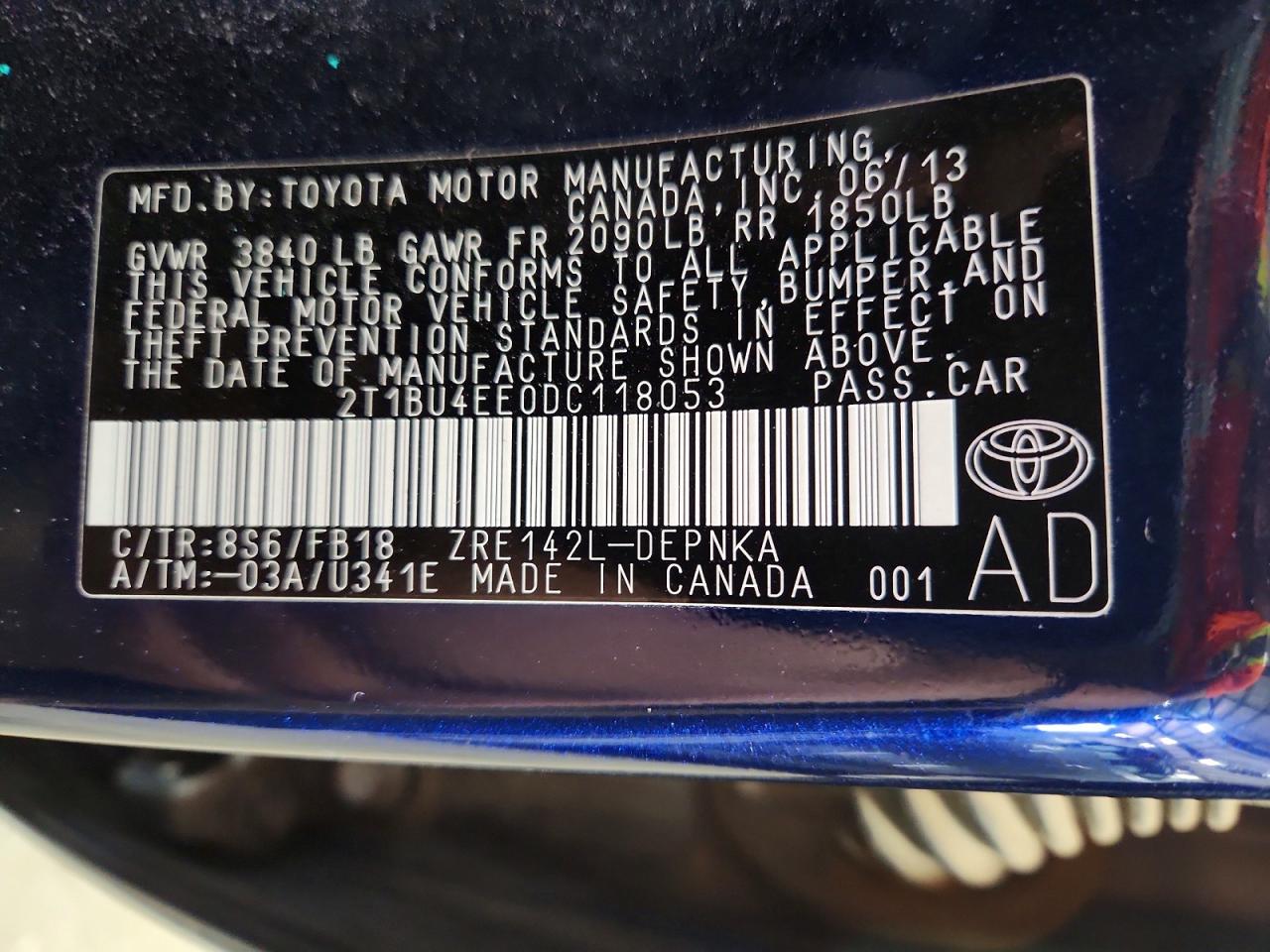 Toyota Corolla Le
