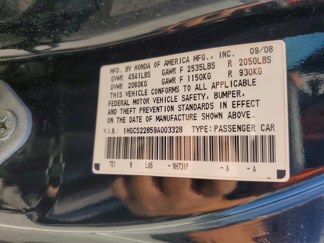 Honda Accord Exl