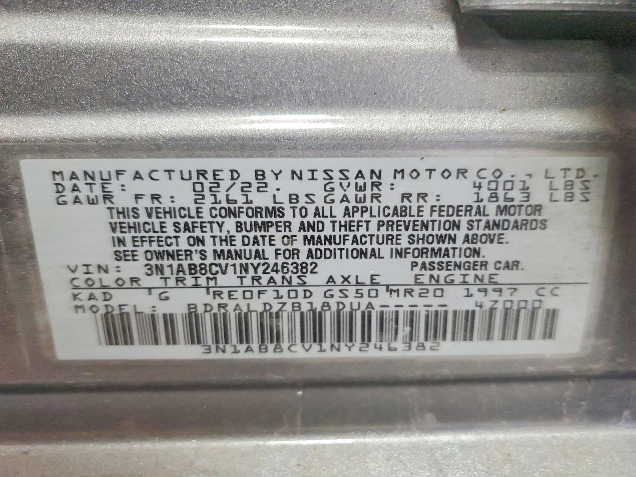 Nissan Sentra Sv