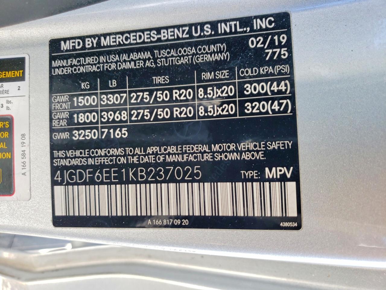 Mercedes-Benz Gls-class 450 4matic