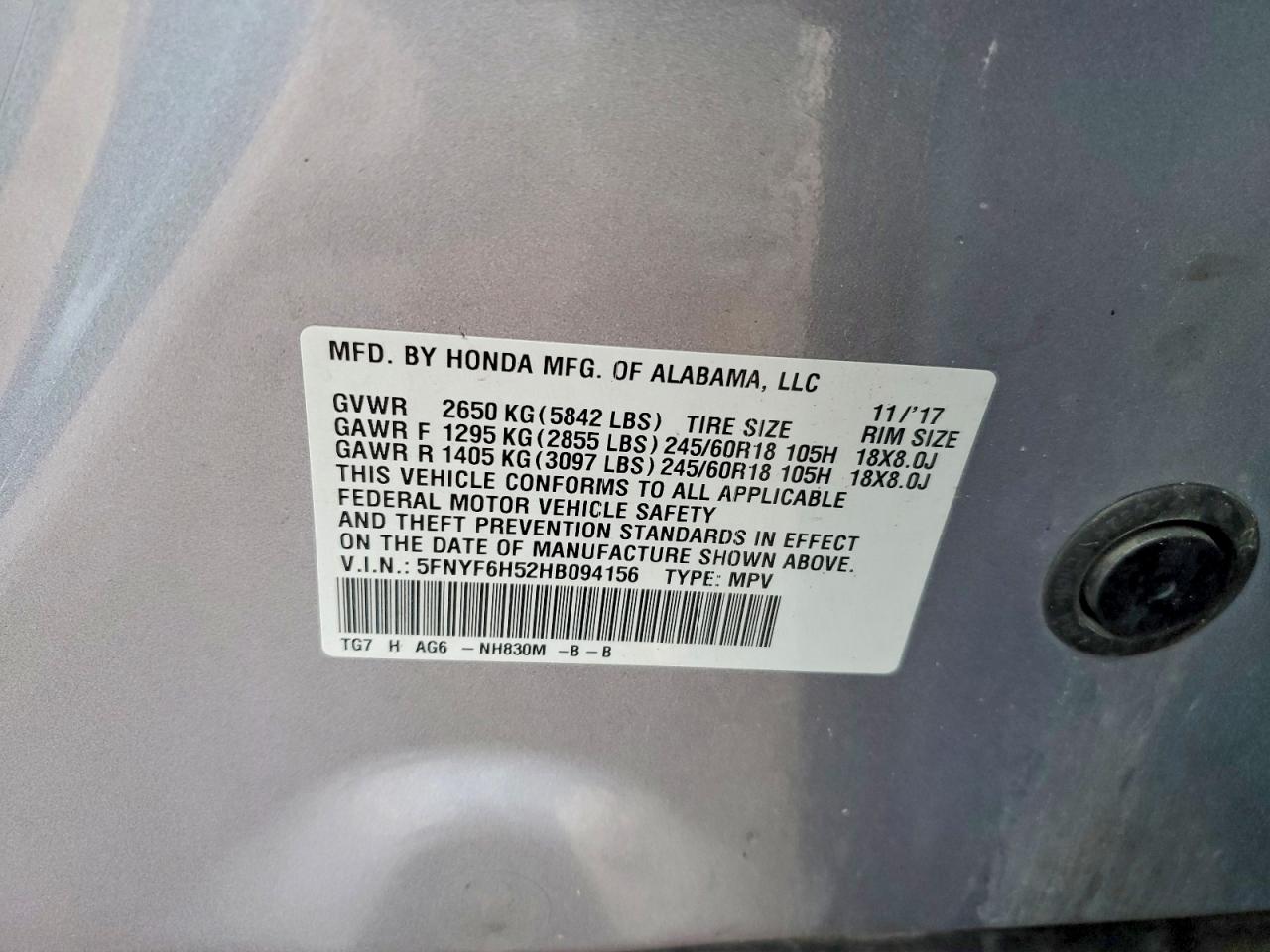 Honda Pilot Exl