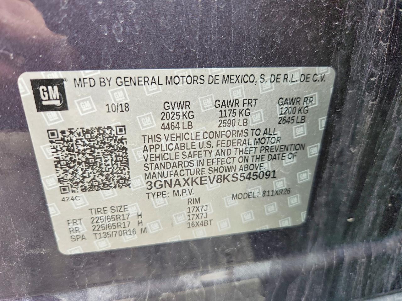 Chevrolet Equinox Lt