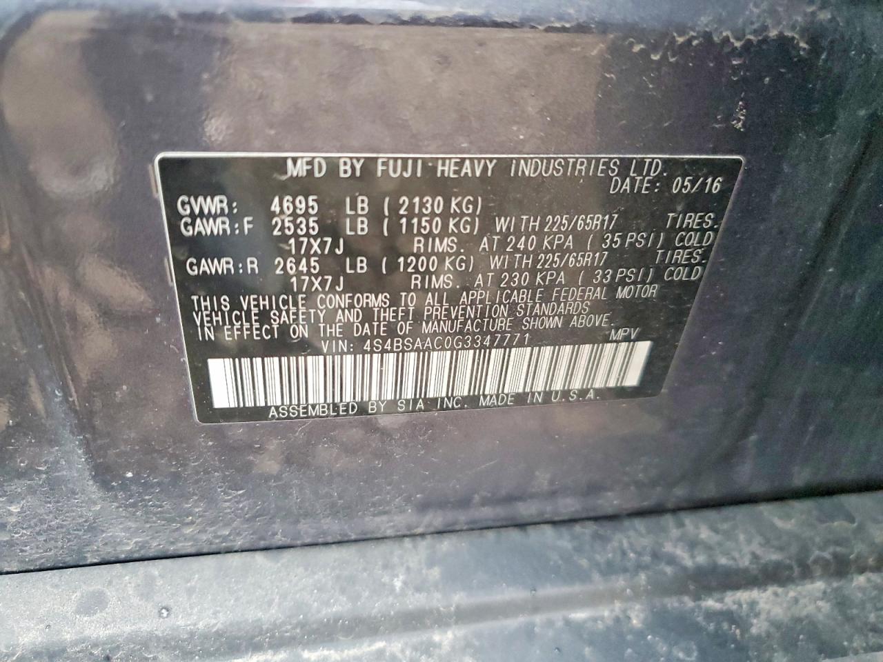 Subaru Outback 2.5i