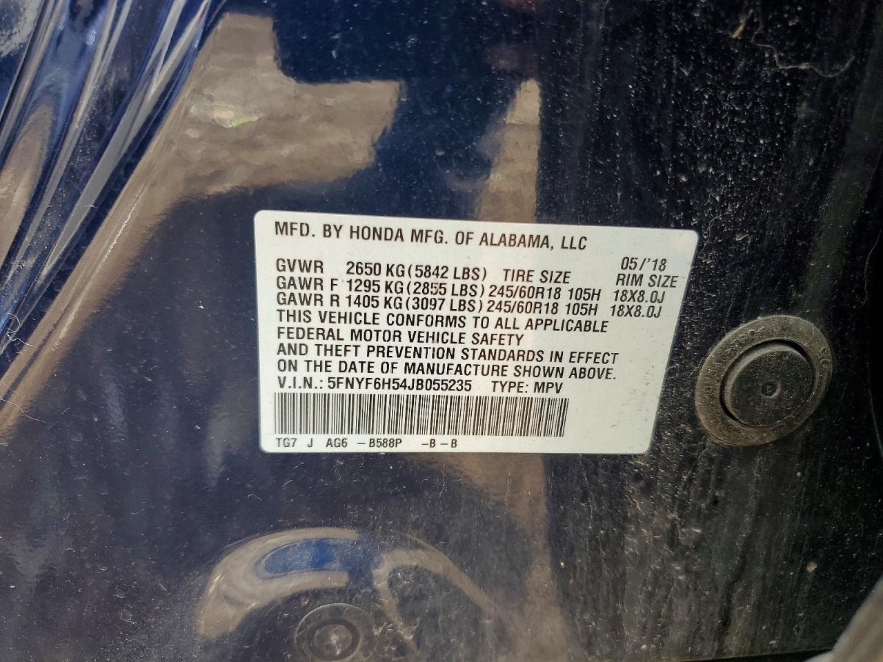 Honda Pilot Exl
