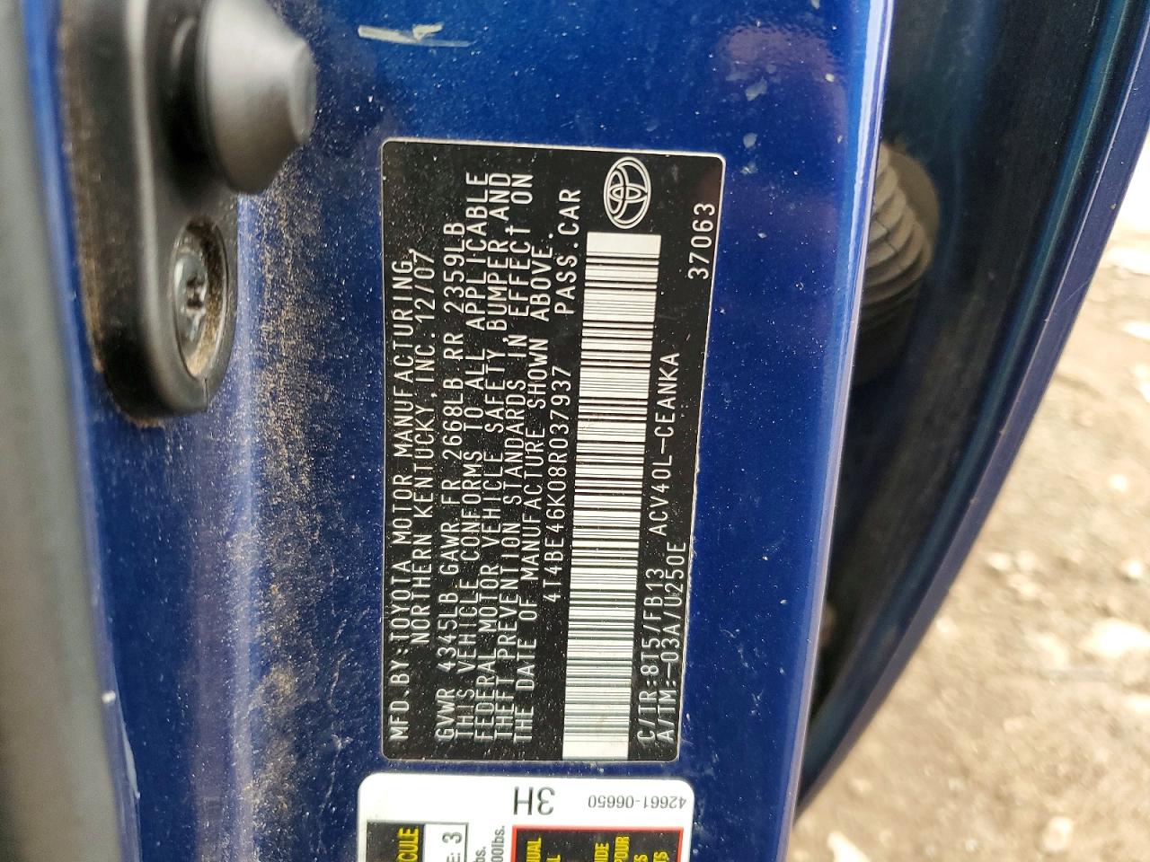 Toyota Camry Le