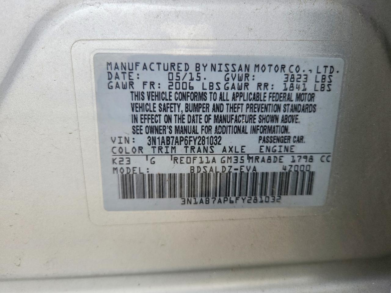 Nissan Sentra Sv