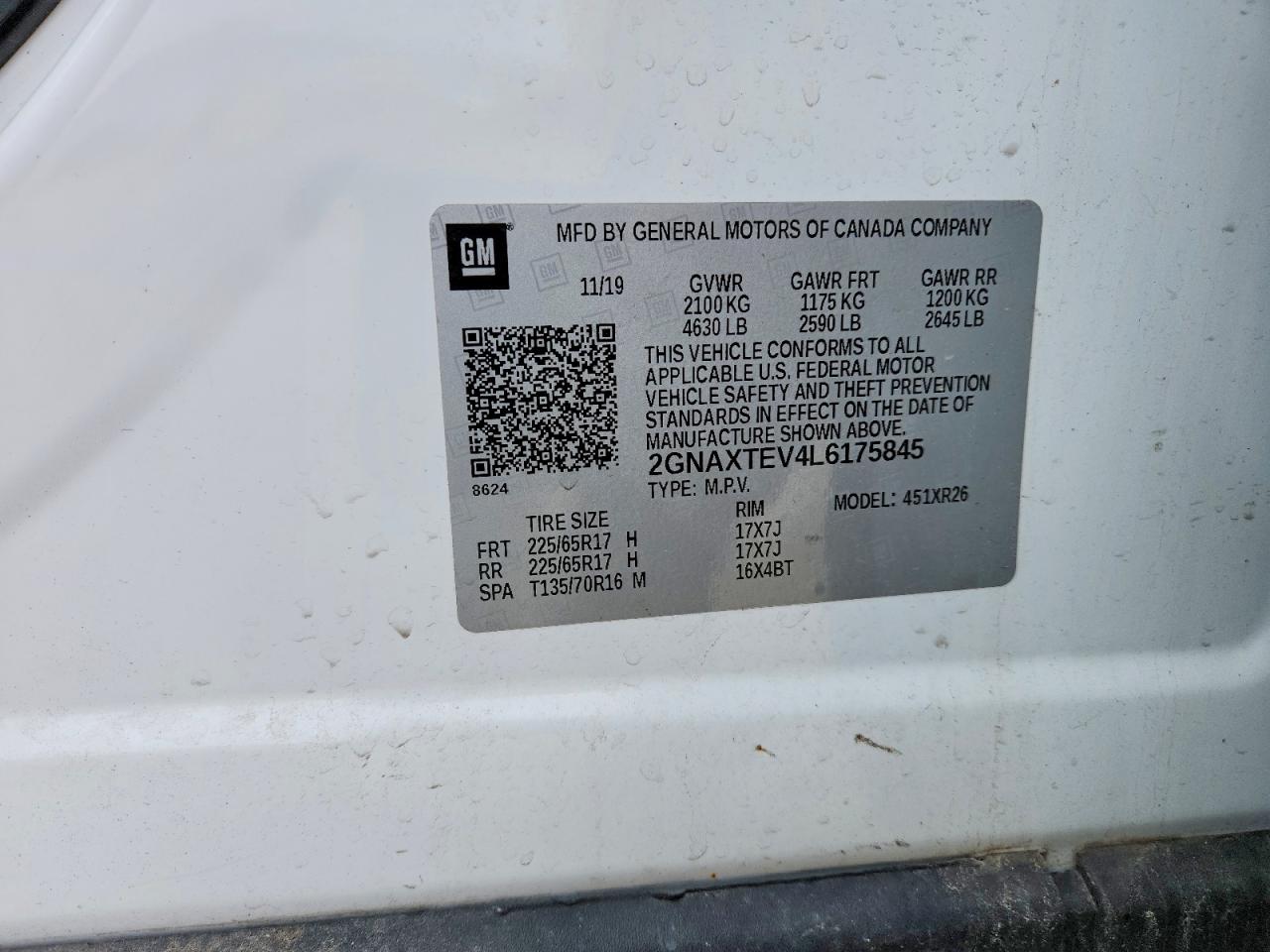 Chevrolet Equinox Lt