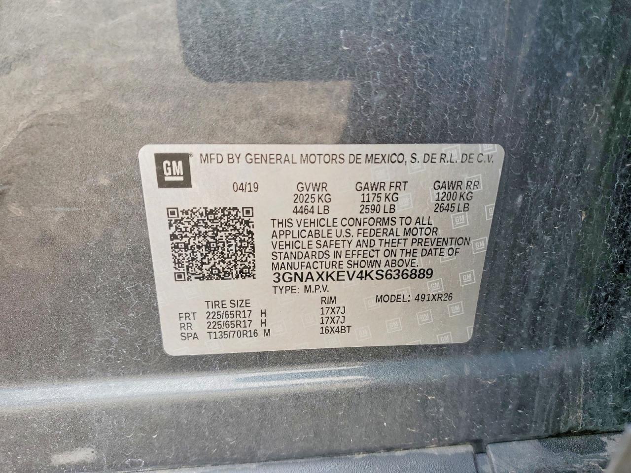 Chevrolet Equinox Lt